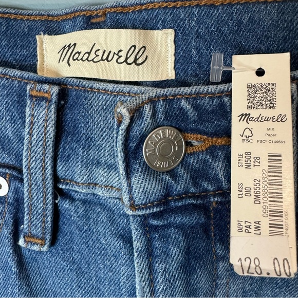 Madewell NWT The Perfect Vintage Straight Jean High Rise. Size 28 - Picture 3 of 13